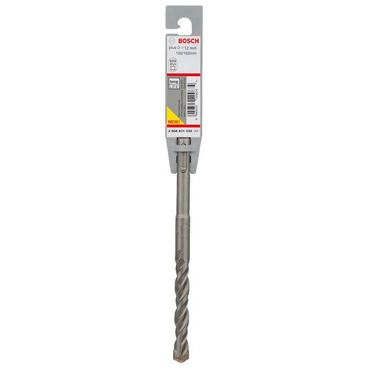 Bosch SDS Hammer Drill Bit For Concrete,12mm x 160mm, 210mm, 260mm, 360mm or 460mm