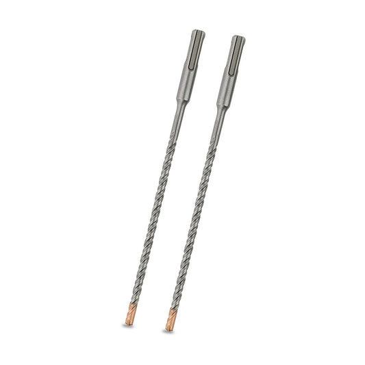 SDS Hammer Drill Bits For Concrete, 6mm x 160mm or 200mm (2 Pack)