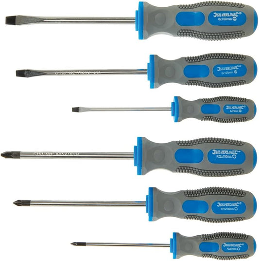 Silverline Screwdriver Set (6 Pieces)