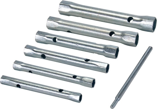 Silverline Box Spanner Metric Set, 6 Pc (8mm, 10mm, 13mm, 15mm, 17mm, 19 mm)