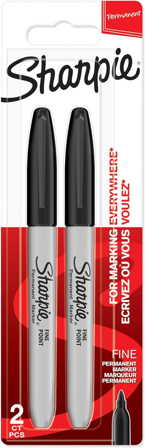 Black Sharpie Pen (2 Pack)