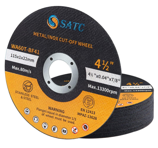 SATC Cutting Discs for Angle Grinder (20 Disks) 115Mm x 1mm