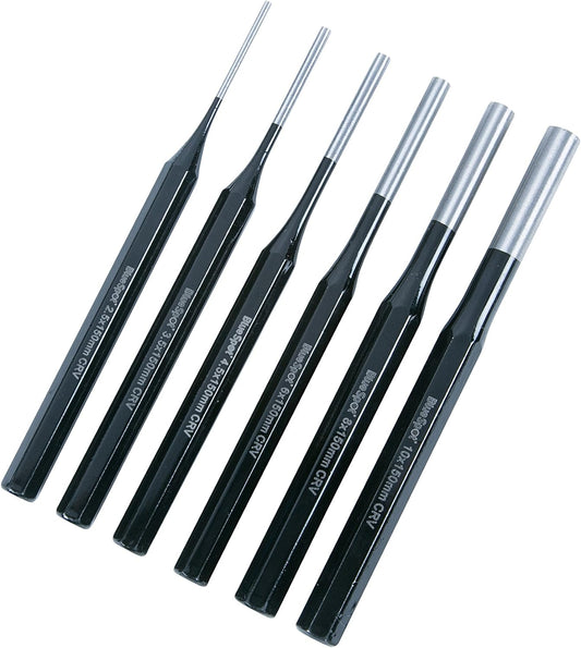 Bluespot Black Parallel Pin Punch (6 Pack)